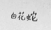 白花蛇