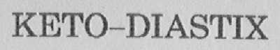 KETO-DIASTIX