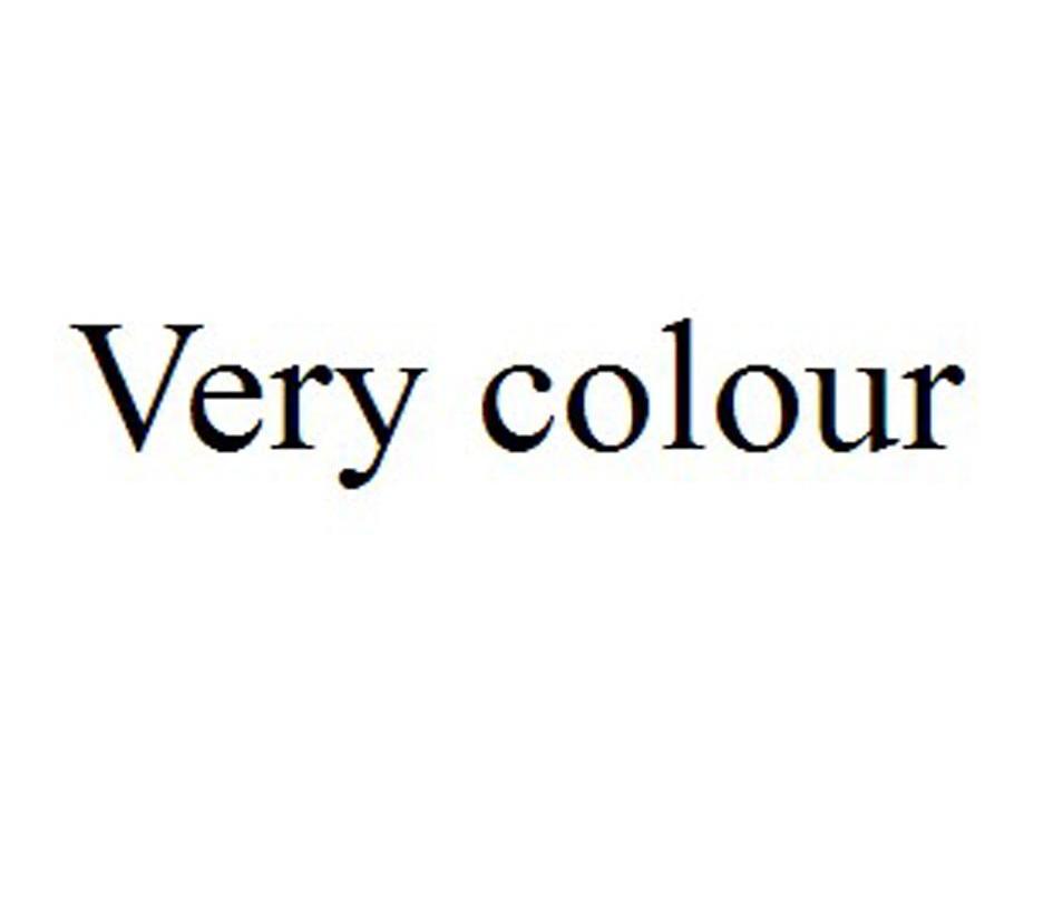 VERY COLOUR