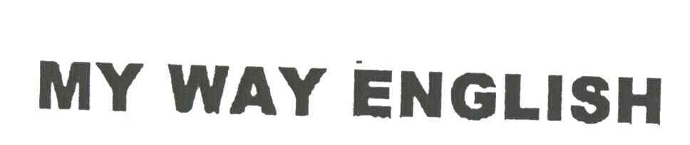 MY WAY ENGLISH