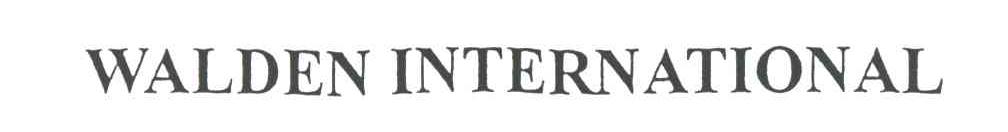 WALDEN INTERNATIONAL