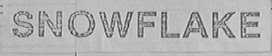 SNOFLAKE