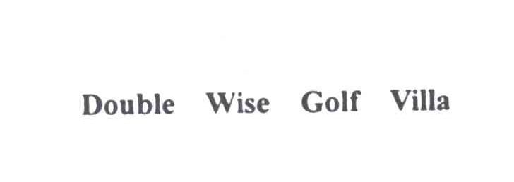 DOUBLE WISE GOLF VILLA