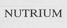 NUTRIUM