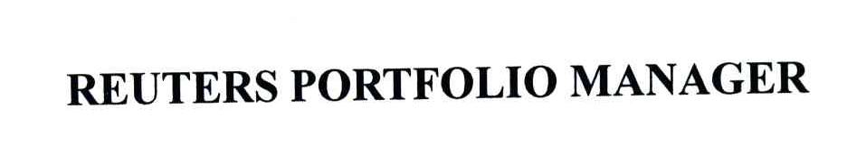 REUTERS PORTFOLIO MANAGER