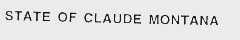 STATE OF CLAUDE MONTANA