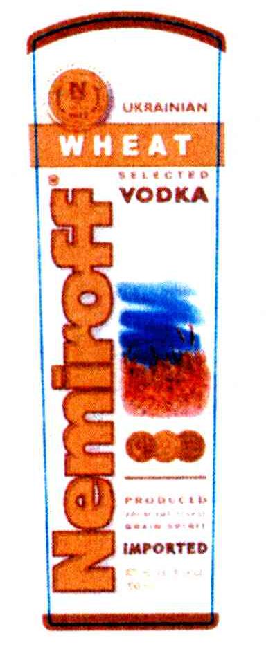 UKRAINIAN WHEAT SELECTED VODKA NEMIROFF;N