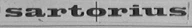 SARTORIUS