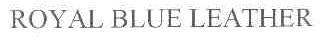 ROYAL BLUE LEATHER