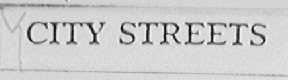 CITY STREETS