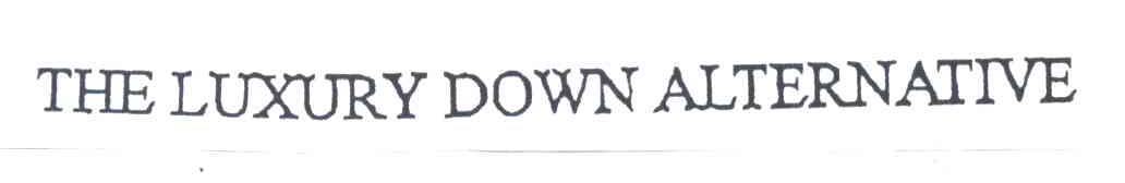 THE LUXURY DOWN ALTERNATIVE