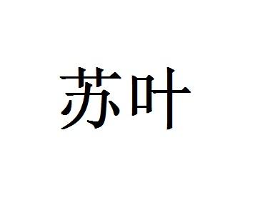 苏叶