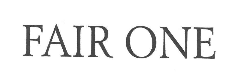 FAIR ONE