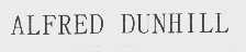 ALFRED DUNHILL