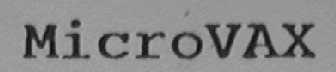 MICROVAX