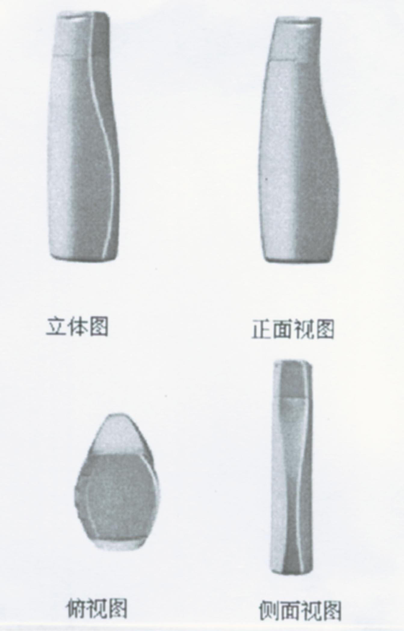 立体图 正面视图 俯视图 侧面视图