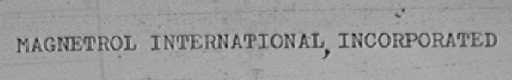 MAGNETROL INTERNATIONAL INCORPORATED