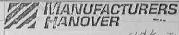 MANUFACTURERS HANOVER