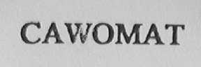 CAWOMAT
