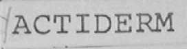 ACTIDERM