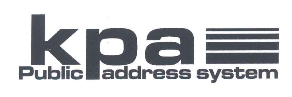 KPA PUBLIC ADDRESS SYSTEM