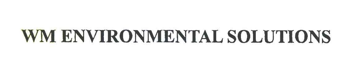 WM ENVIRONMENTAL SOLUTIONS