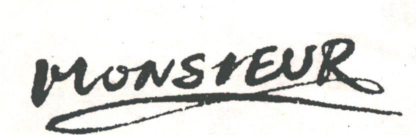 MONSIEUR
