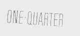 ONE.QUARTER