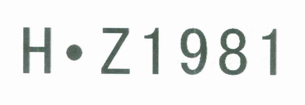 H&middot;Z 1981
