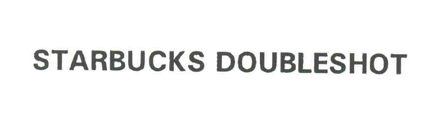 STARBUCKS DOUBLESHOT