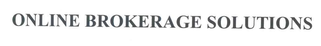 ONLINE BROKERAGE SOLUTIONS