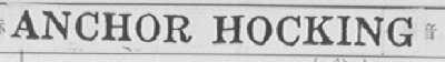 ANCHOR HOCKING