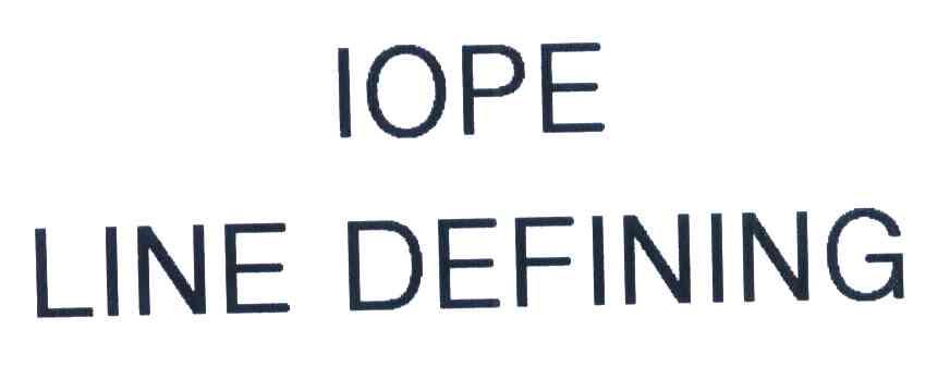 IOPE LINE DEFINING