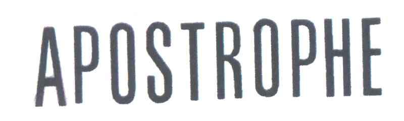 APOSTROPHE