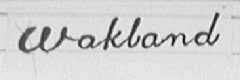 WAKLAND