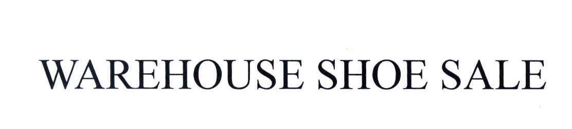 WAREHOUSE SHOE SALE