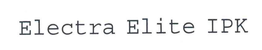ELECTRA ELITE IPK