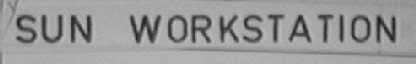 SUN WORKSTATIAO