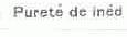 PURETE DE INED