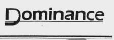 DOMINANCE