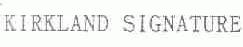 KIRKLAND SIGNATURE