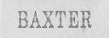 BAXTER