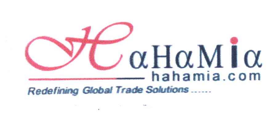 AHAMIA HAHAMIA.COM REDEFINING GLOBALTRADE SOLUTIONS H