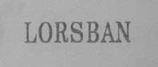 LORSBAN