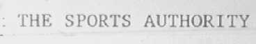 THE SPORTS AUTHORITY