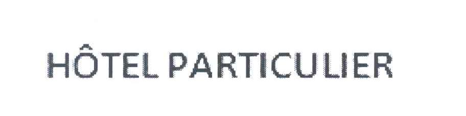 HOTEL PARTICULIER