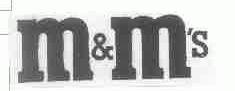 M&M'S