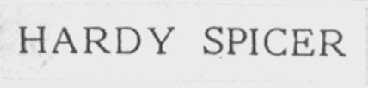 HARDY SPICER