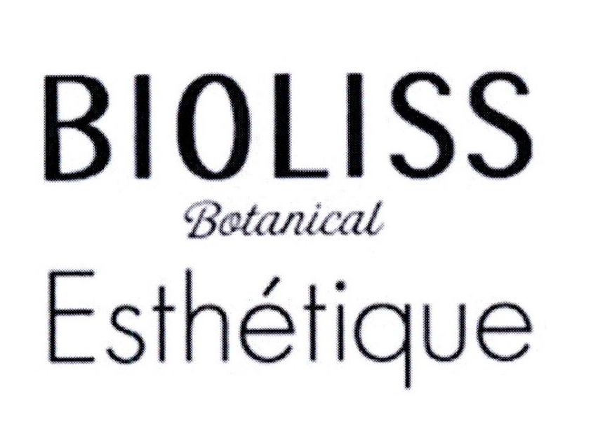 BIOLISS BOTANICAL ESTHETIQUE