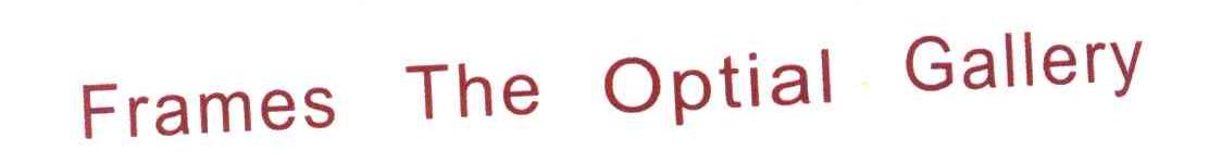 FRAMES THE OPTIAL GALLERY